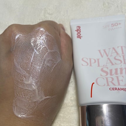 ウォータースプラッシュサンクリーム セラミド/espoir/日焼け止めクリームを使ったクチコミ(3枚目)