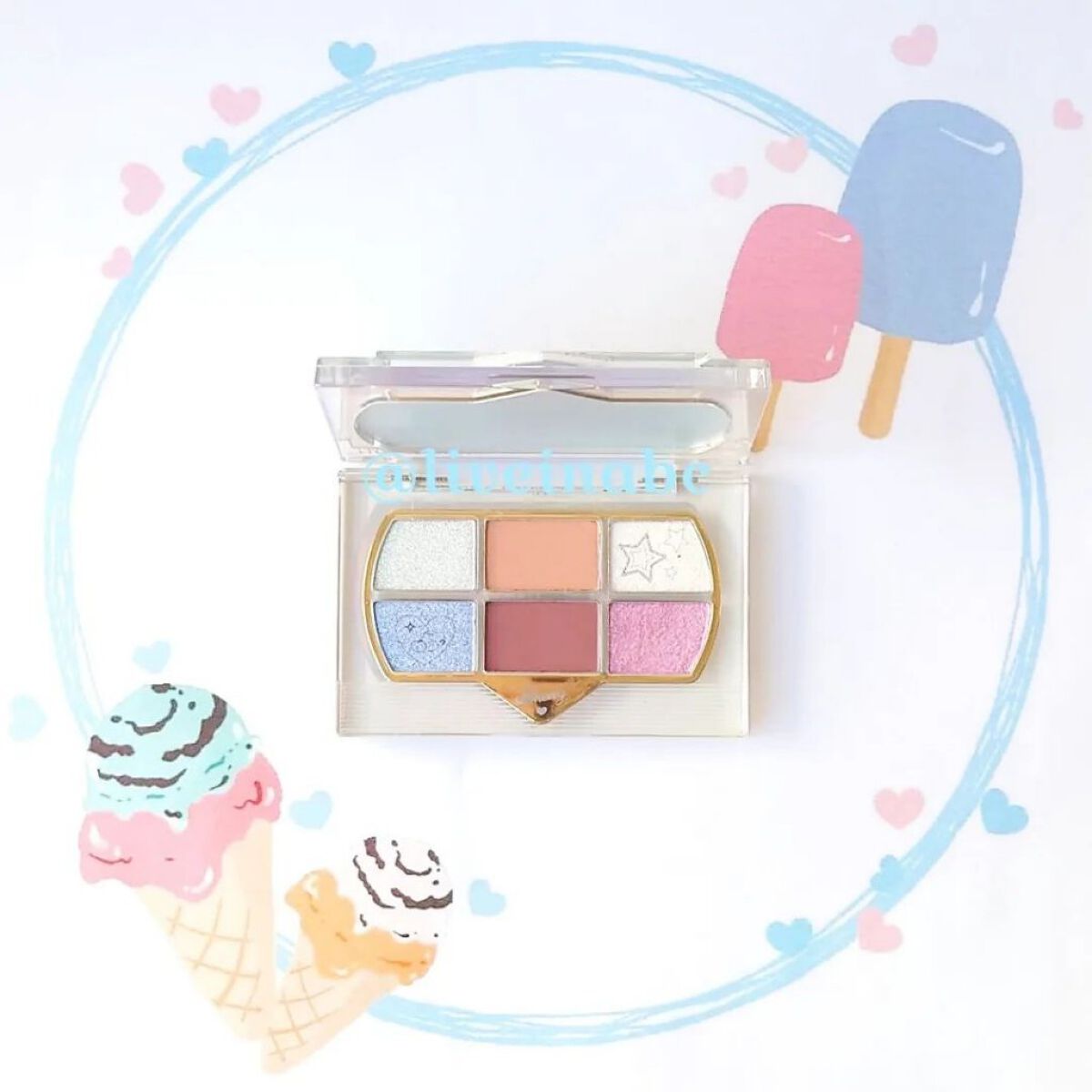 レトロマグネティック アイシャドウパレット  03 ロックベイビー(Rock Baby)/FlowerKnows/アイシャドウパレットを使ったクチコミ（2枚目）