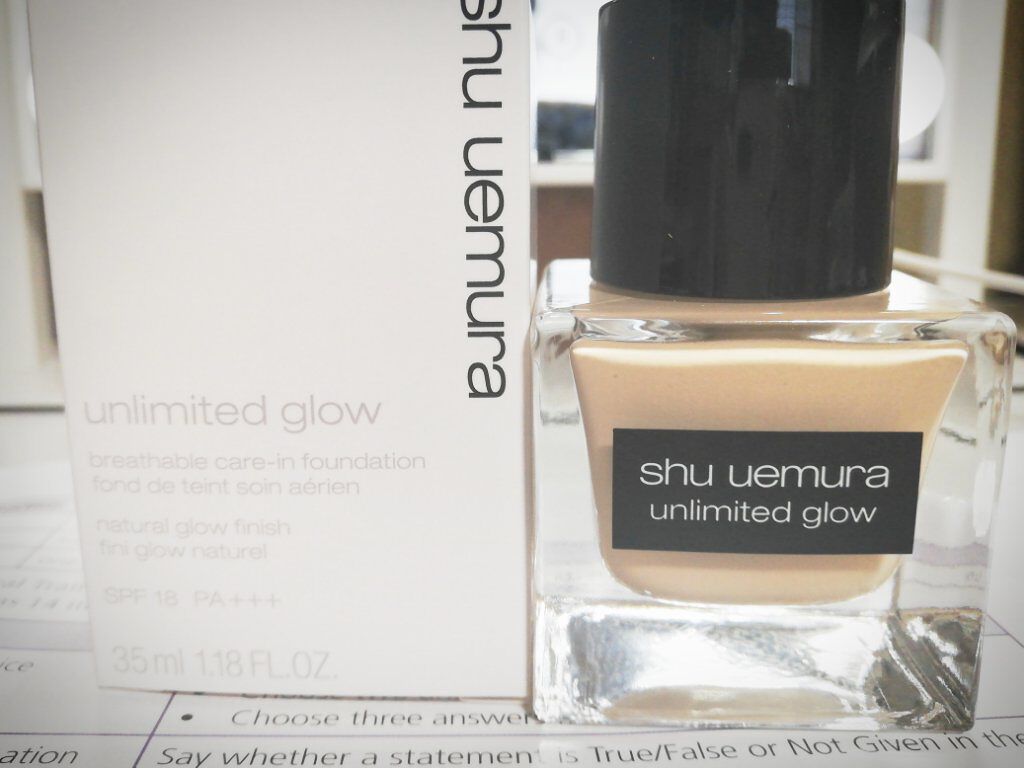 アンリミテッド グロー フルイド/shu uemura/リキッドファンデーションを使ったクチコミ(1枚目)