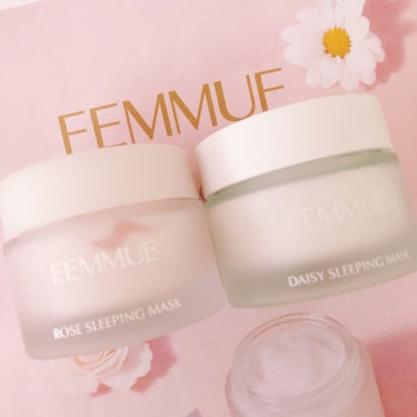 FEMMUE デイジーウォーター スリーピングマスクのクチコミ「FEMMUE　デイジーウォーター スリーピングマスク

50g

4,620円（税込）

夏の.....」（2枚目）