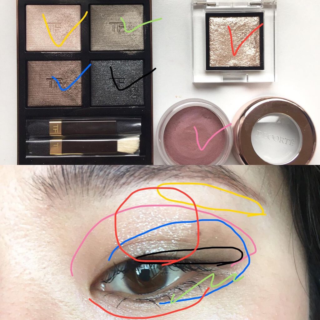 アイ カラー クォード/TOM FORD BEAUTY/アイシャドウパレットを使ったクチコミ(7枚目)