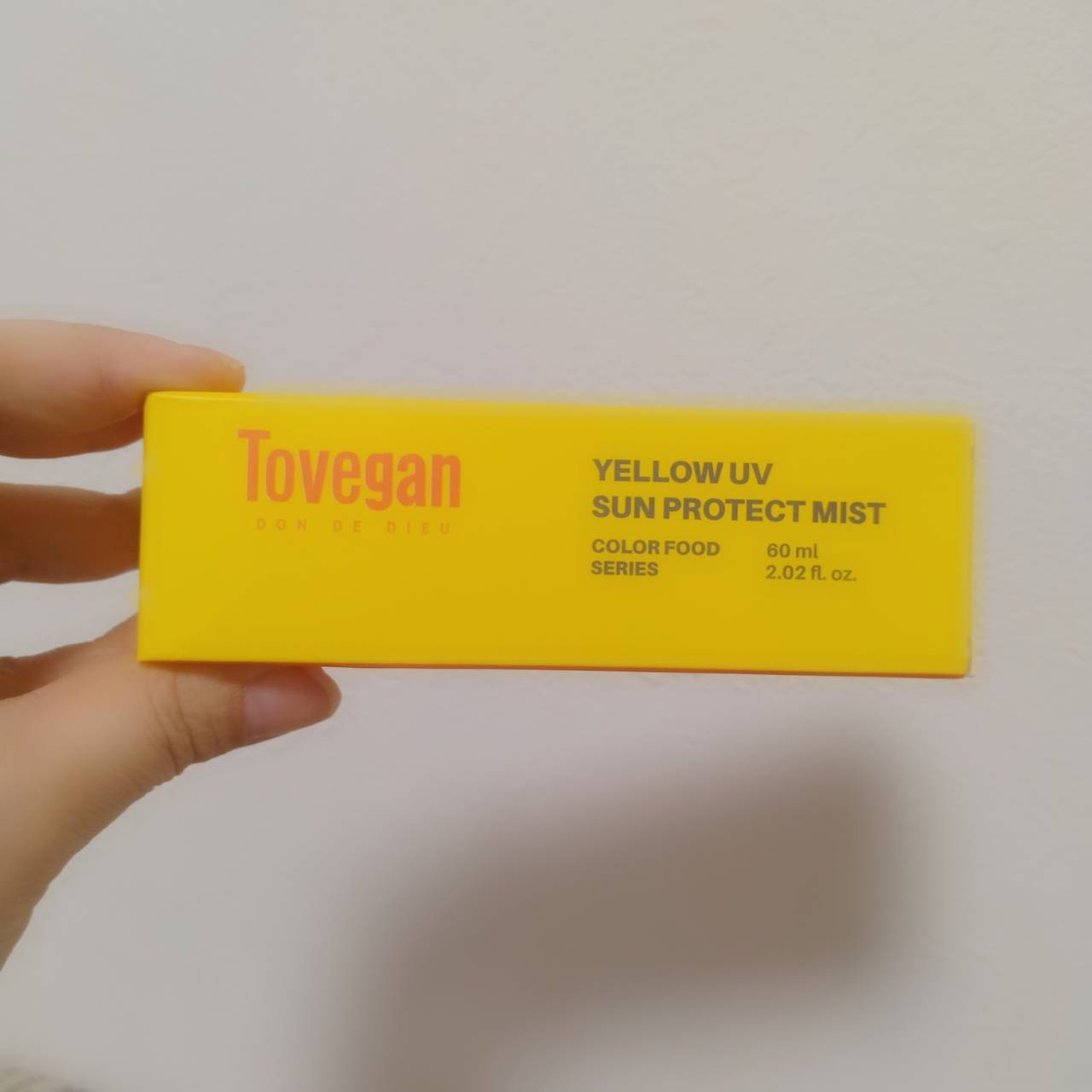 カラーフードシリーズ イエローUVサンプロテクトミスト SPF50+ PA+++/Tovegan/日焼け止めミスト・スプレーを使ったクチコミ（3枚目）
