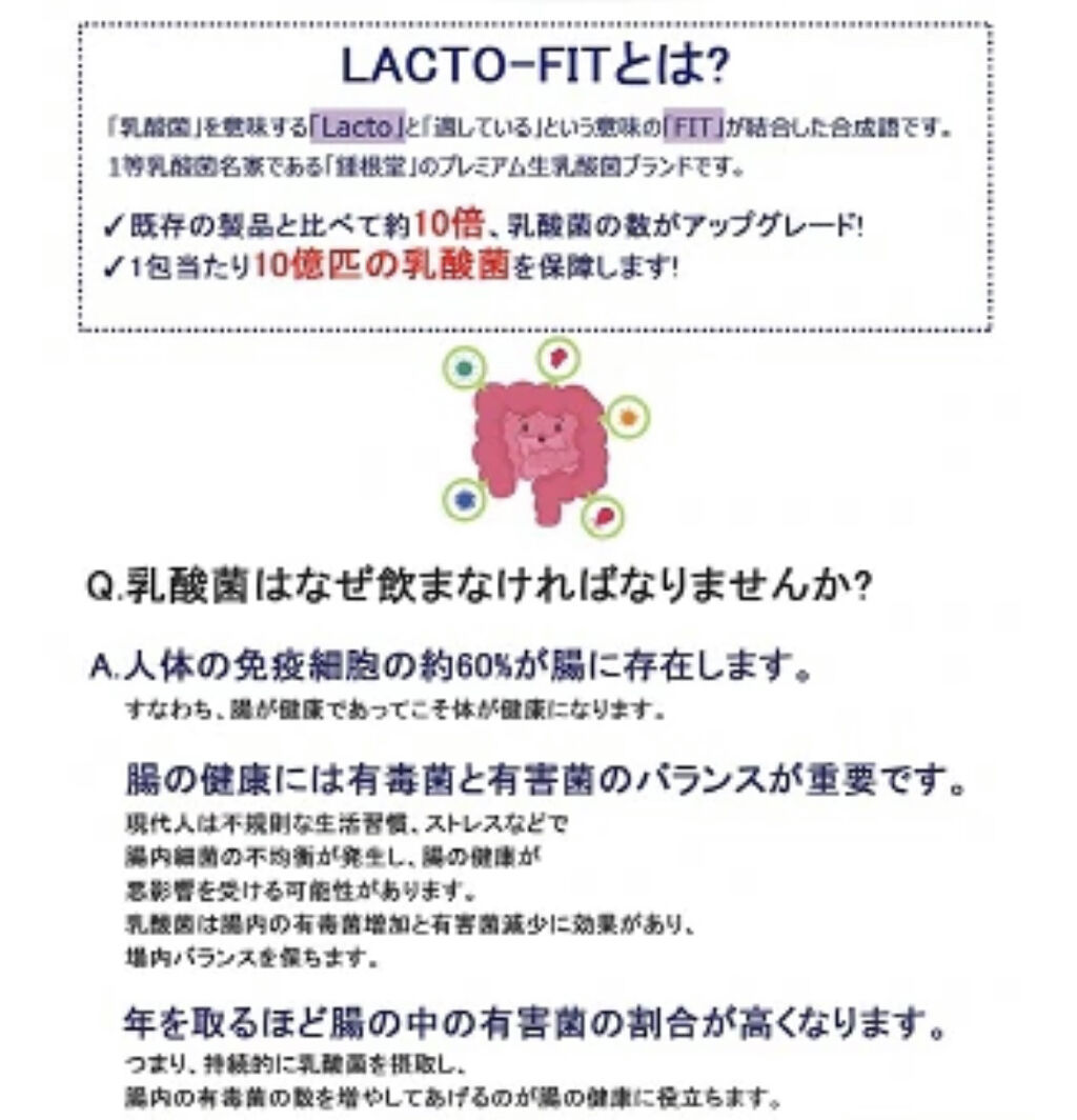 ラクトフィット ゴールド/ラクトフィット/健康サプリメントを使ったクチコミ（2枚目）