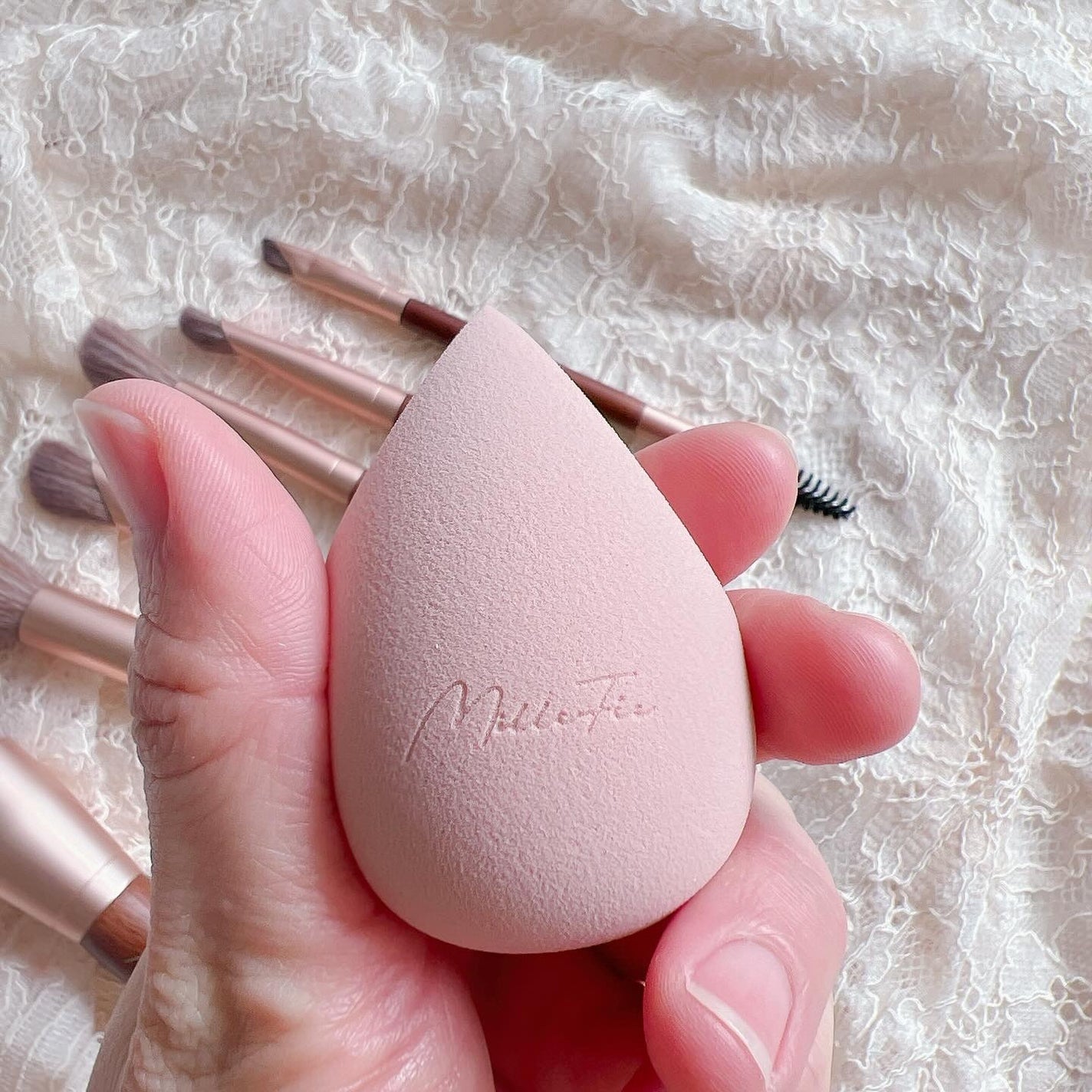 フェアリーメイクアップブラシセット/MilleFée/メイクブラシを使ったクチコミ(5枚目)