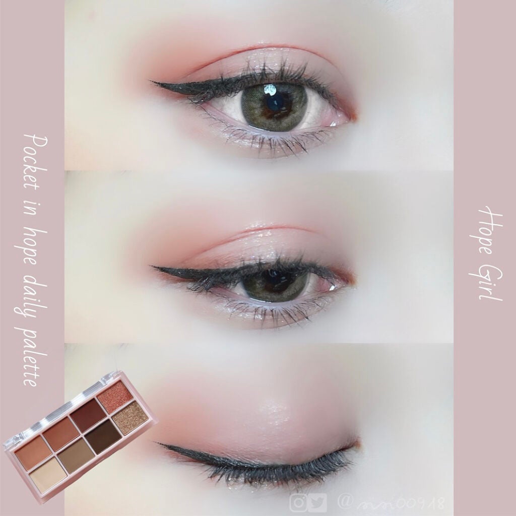 Pocket in Hope daily palette/Hope Girl/アイシャドウパレットを使ったクチコミ(1枚目)