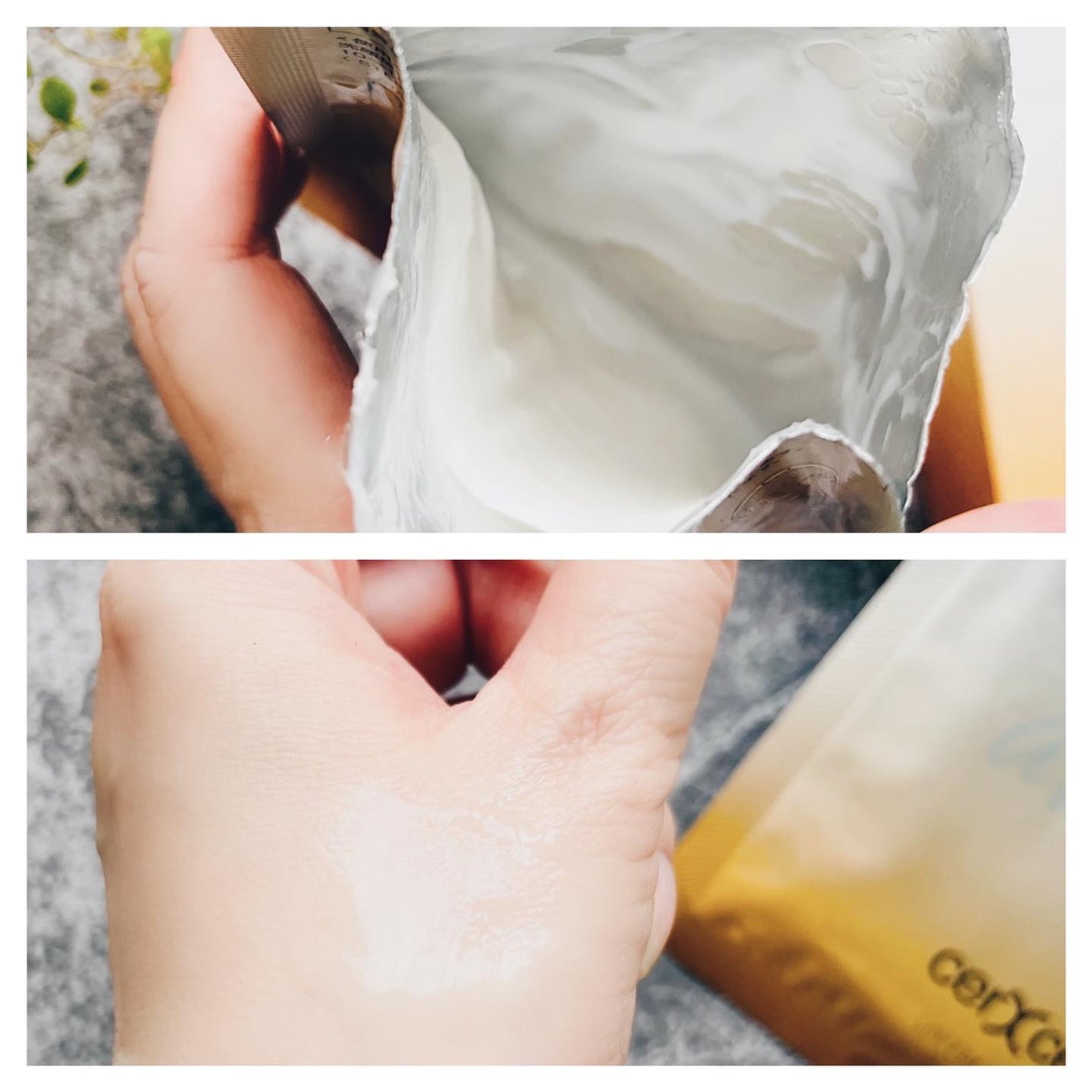 ディープモイスチャー マスク (ケアクリーム付き)/cerXcer/シートマスク・パックを使ったクチコミ(5枚目)