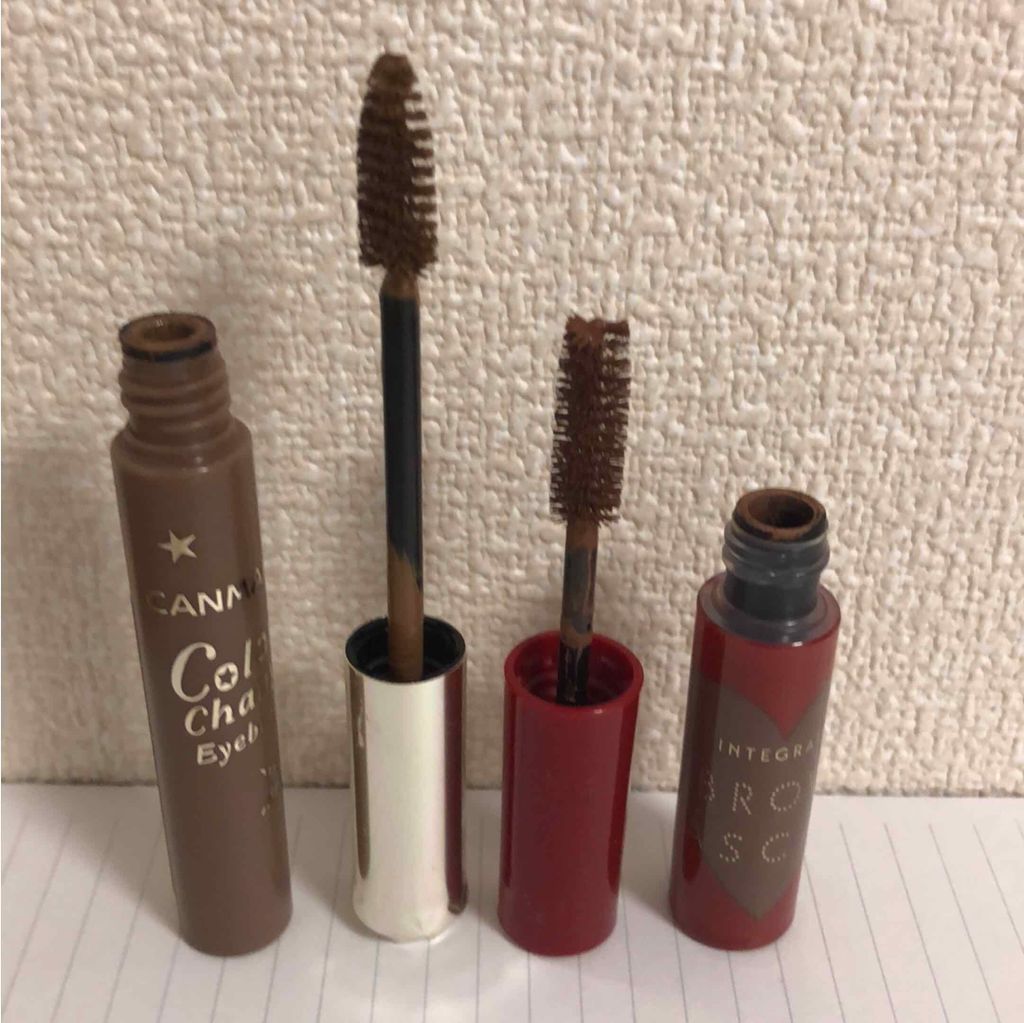 ニュアンスアイブローマスカラ/インテグレート/眉マスカラを使ったクチコミ(3枚目)