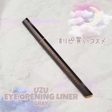 ☆UZU       EYE OPENING LINER☆

このアイライナー本当に大好きです‼️
わたしはGRAYを愛用しています✨

好きなpointは…
🌼書きやすい筆のコシ
🌼キツくなりすぎない