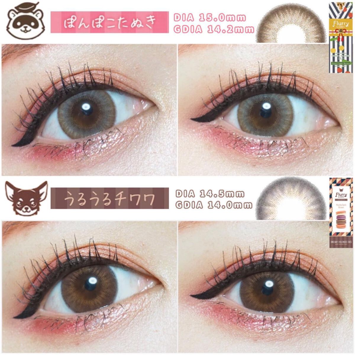 みーこ on LIPS 「#明日花キララちゃんプロデュース🤍#フルーリーワンデー全色レビ..」(3枚目)