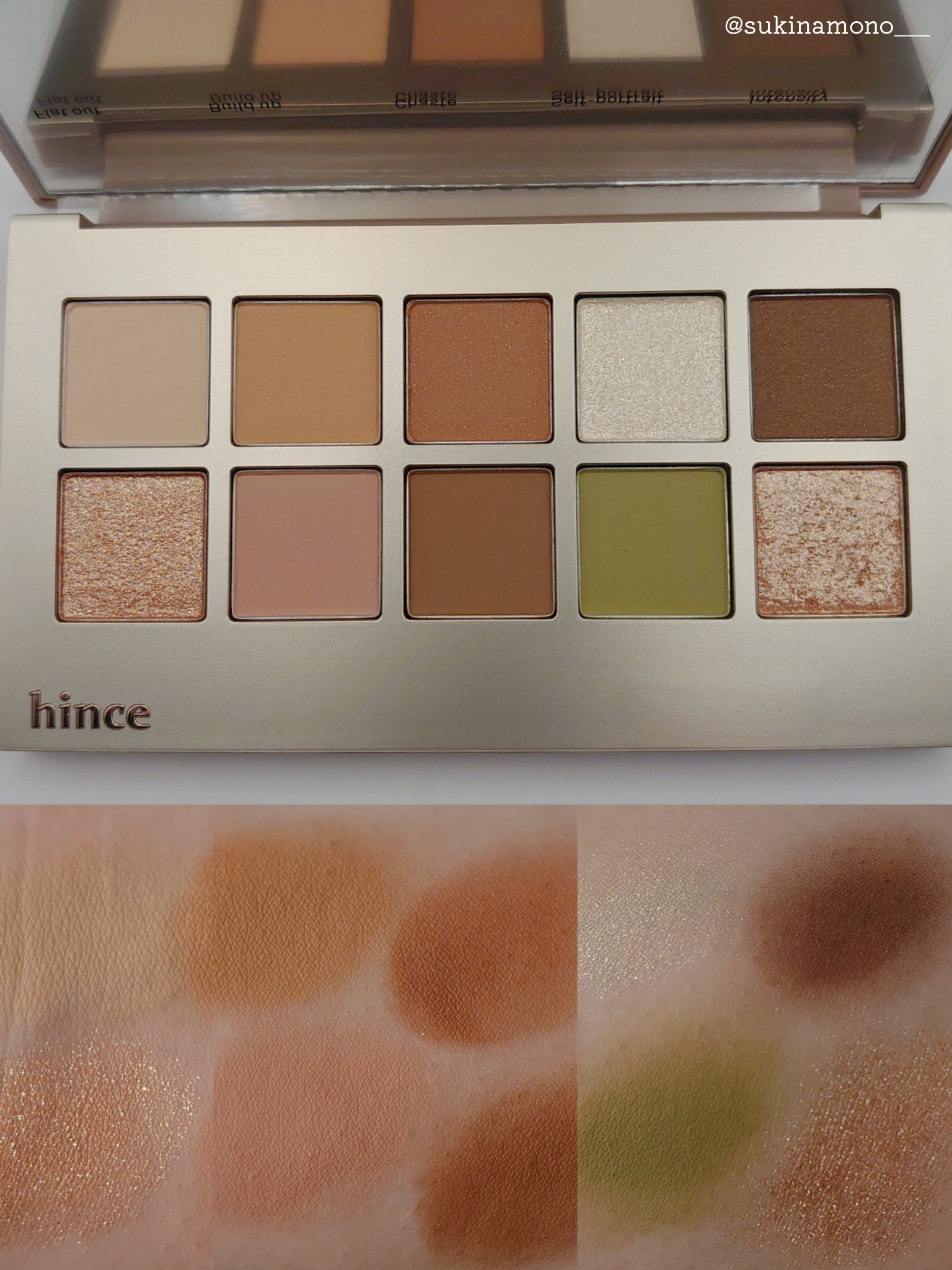 ニューデップスアイシャドウパレット/hince/アイシャドウパレットを使ったクチコミ（3枚目）