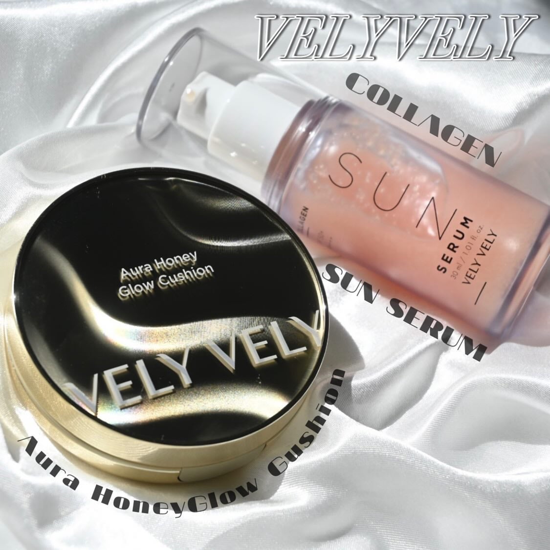 はちみつツヤ肌クッションファンデ/VELY VELY/クッションファンデーションを使ったクチコミ(1枚目)