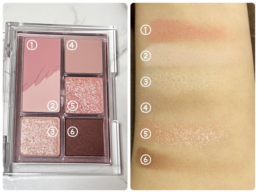 プロ アイパレット ミニ/CLIO/アイシャドウパレットを使ったクチコミ(3枚目)