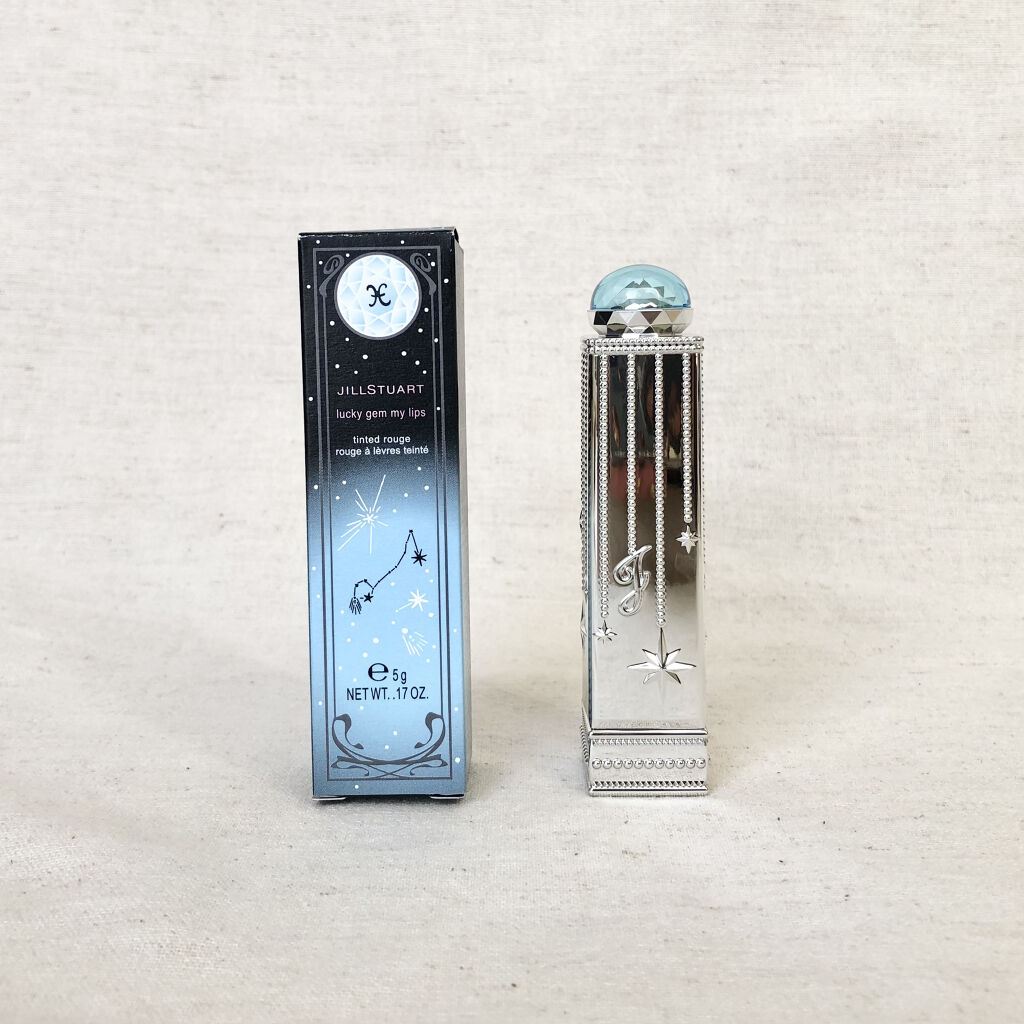 ラッキージェム マイリップス 02 gregarious Pisces＜魚座＞/JILL STUART/口紅を使ったクチコミ（3枚目）