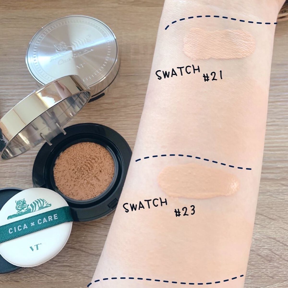 CICA エアリーフィットカバークッション/VT/クッションファンデーションを使ったクチコミ(5枚目)