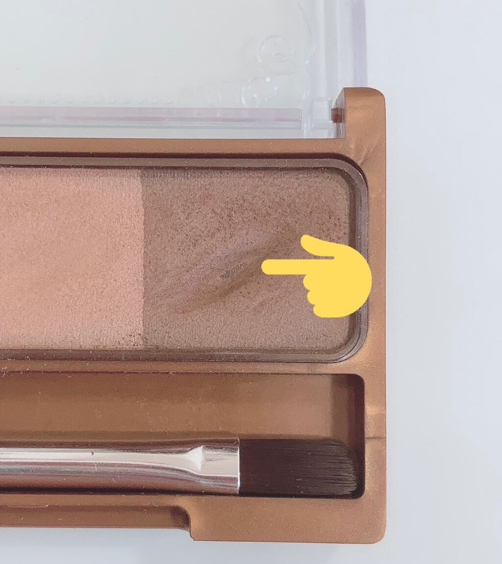 ノーズ＆アイブロウパウダー/CEZANNE/パウダーアイブロウを使ったクチコミ（3枚目）