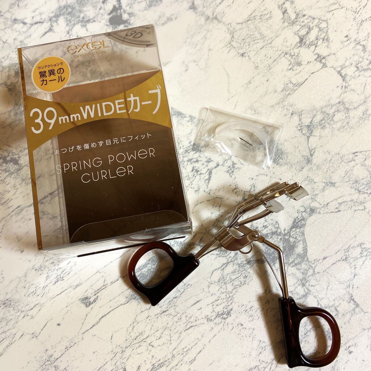 スプリングパワーカーラー/excel/ビューラーを使ったクチコミ（1枚目）