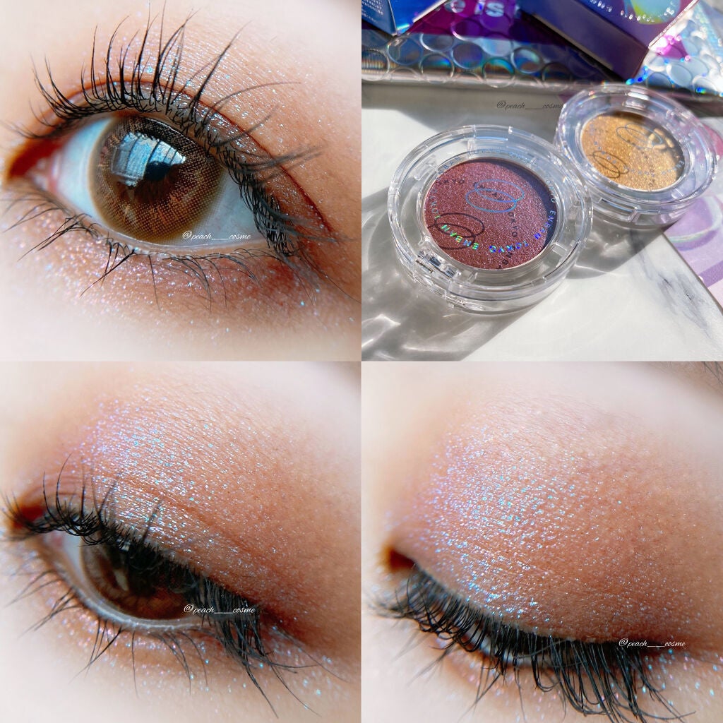 マルチグリッターカラー/ENBAN TOKYO/単色アイシャドウを使ったクチコミ(8枚目)