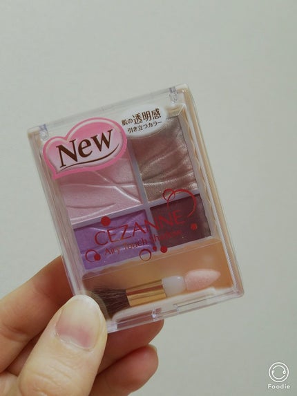 エアリータッチシャドウ/CEZANNE/アイシャドウパレットを使ったクチコミ(1枚目)