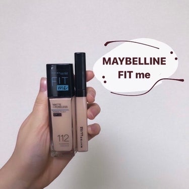 フィットミー リキッドファンデーション R/MAYBELLINE NEW YORK/リキッドファンデーションを使ったクチコミ（1枚目）