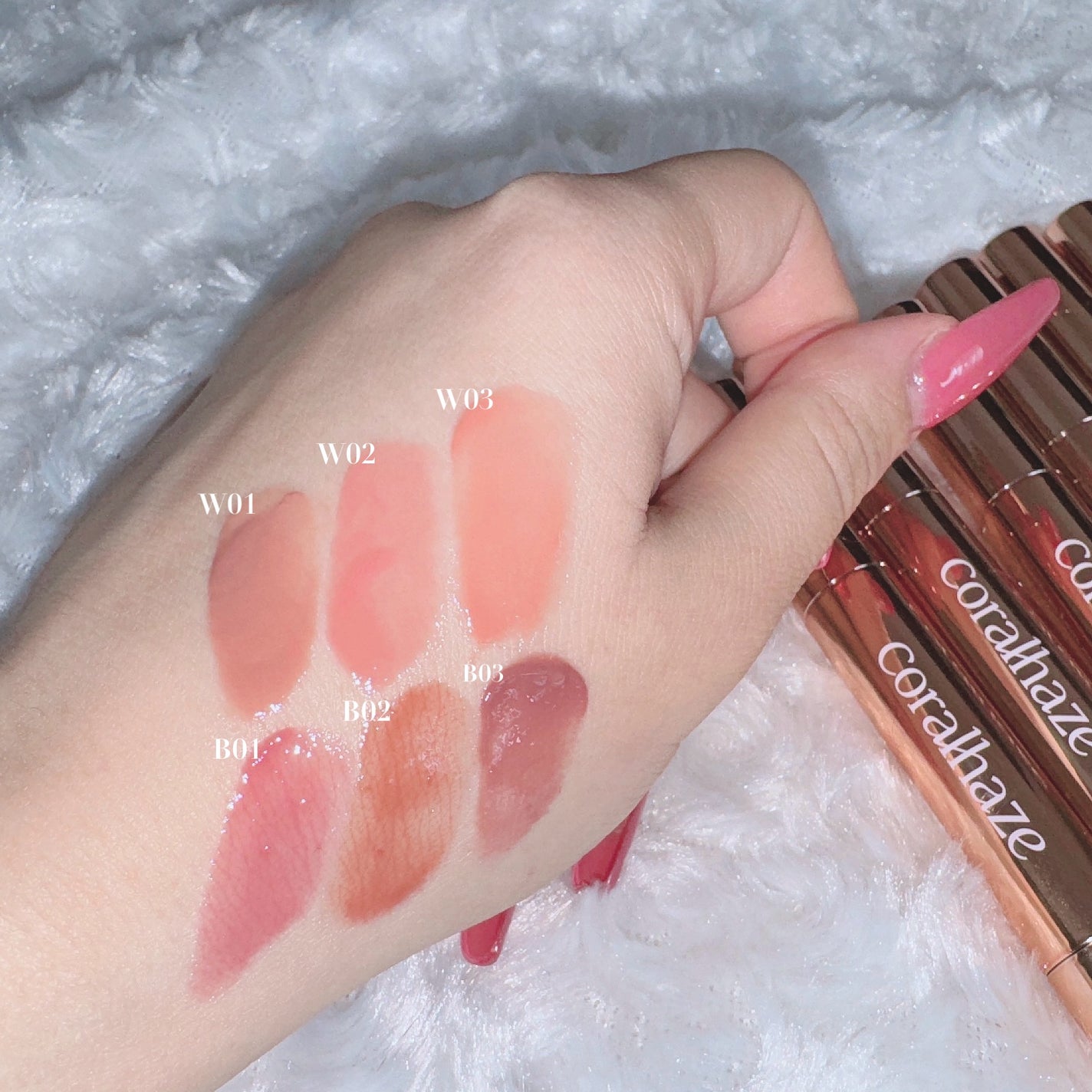 ボリューマイジングフォンデュリップ/Coralhaze/口紅を使ったクチコミ(5枚目)
