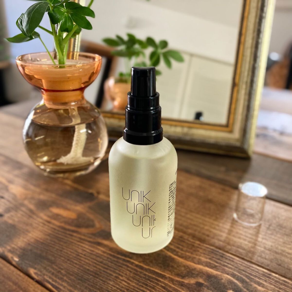 スタイリングナノシルクヘアオイル/UNIK/その他スタイリングを使ったクチコミ（1枚目）