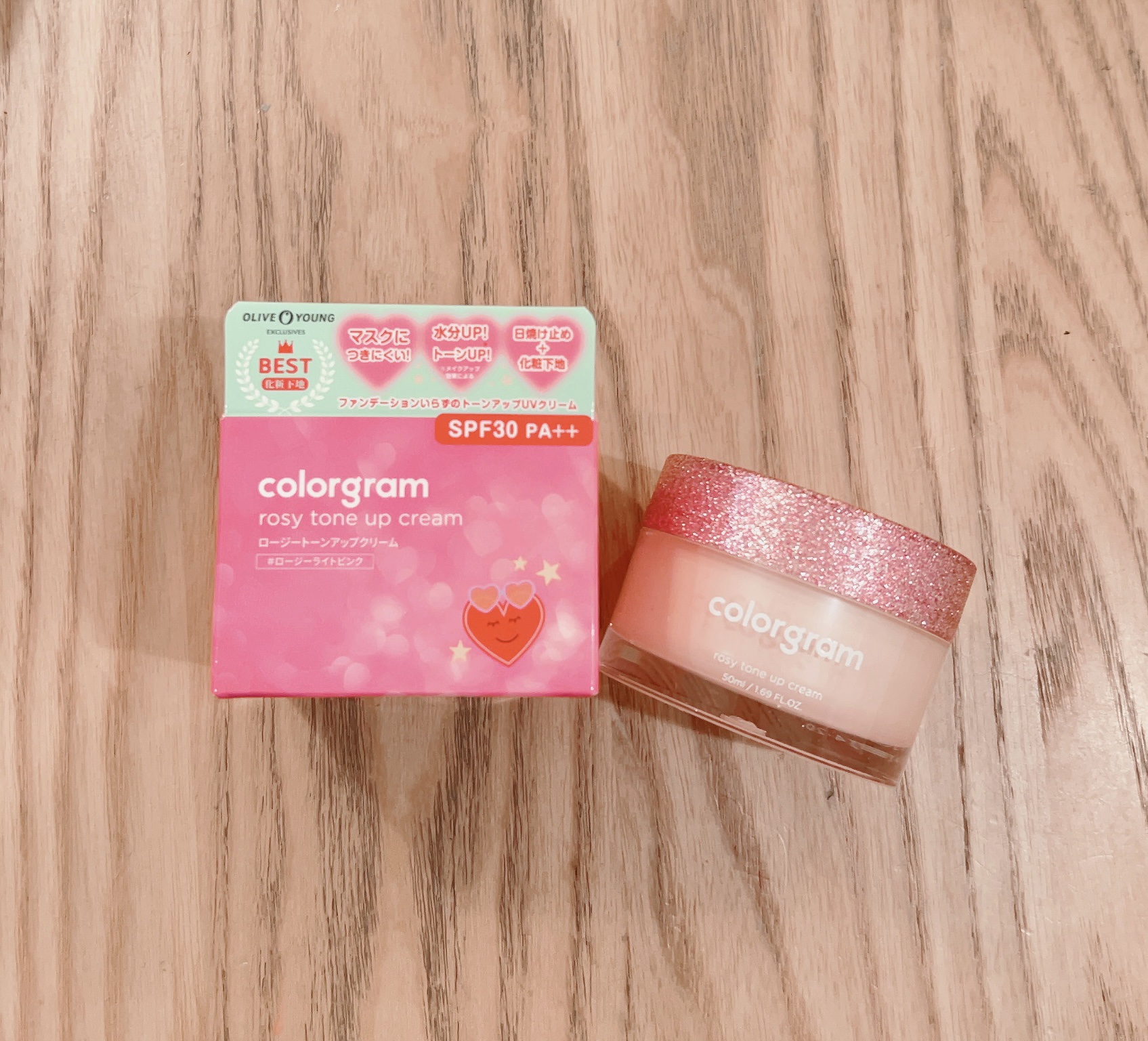 ロージー トーンアップクリーム /Colorgram/化粧下地を使ったクチコミ（1枚目）