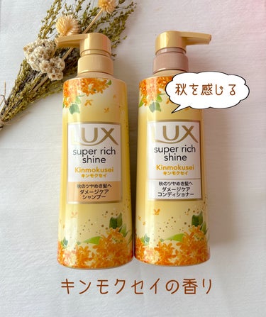 スーパーリッチシャイン ダメージリペア シャンプー／コンディショナー/LUX/シャンプー・コンディショナーを使ったクチコミ（1枚目）