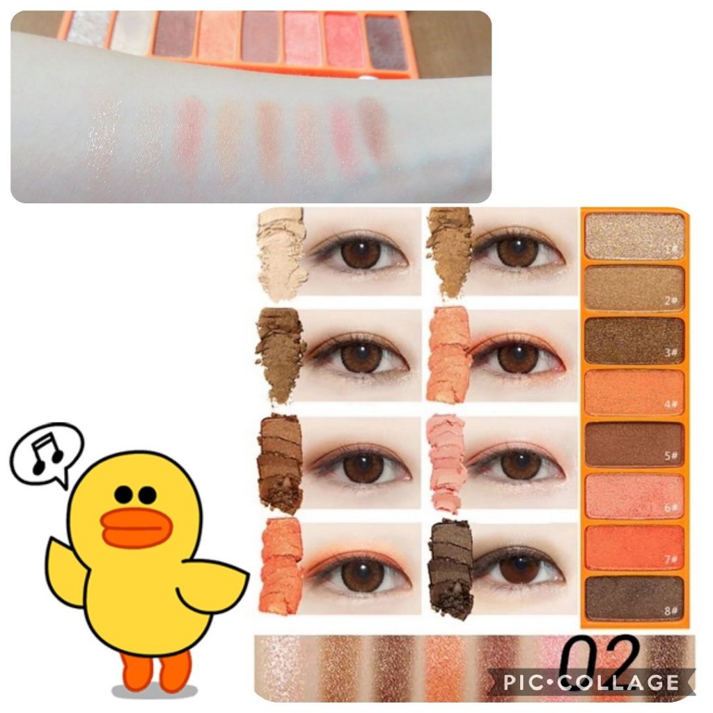 novo アイシャドウパレット/NOVO/アイシャドウパレットを使ったクチコミ(3枚目)