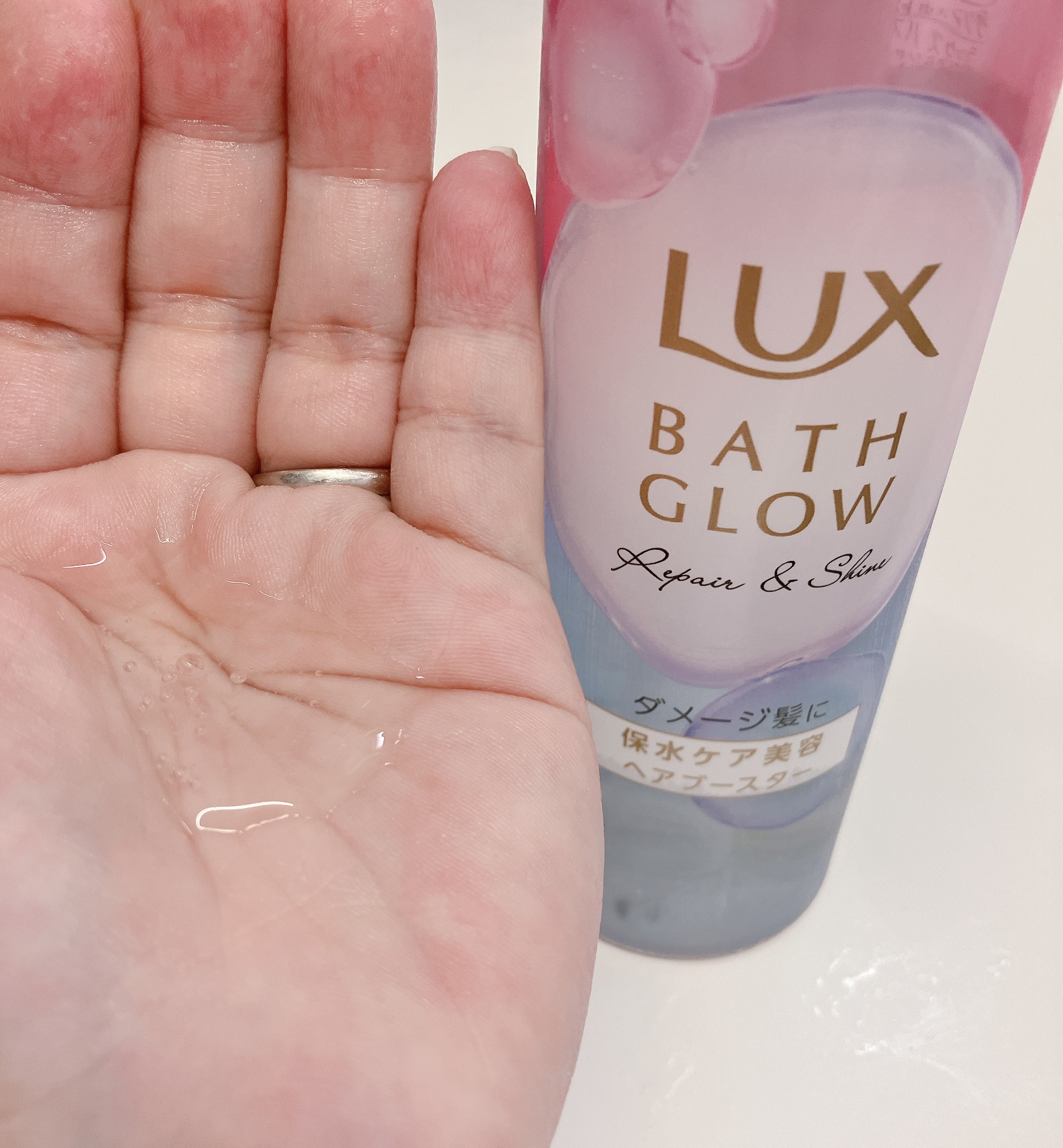 バスグロウ リペア&シャイン シャンプー／トリートメント/LUX/シャンプー・コンディショナーを使ったクチコミ（3枚目）