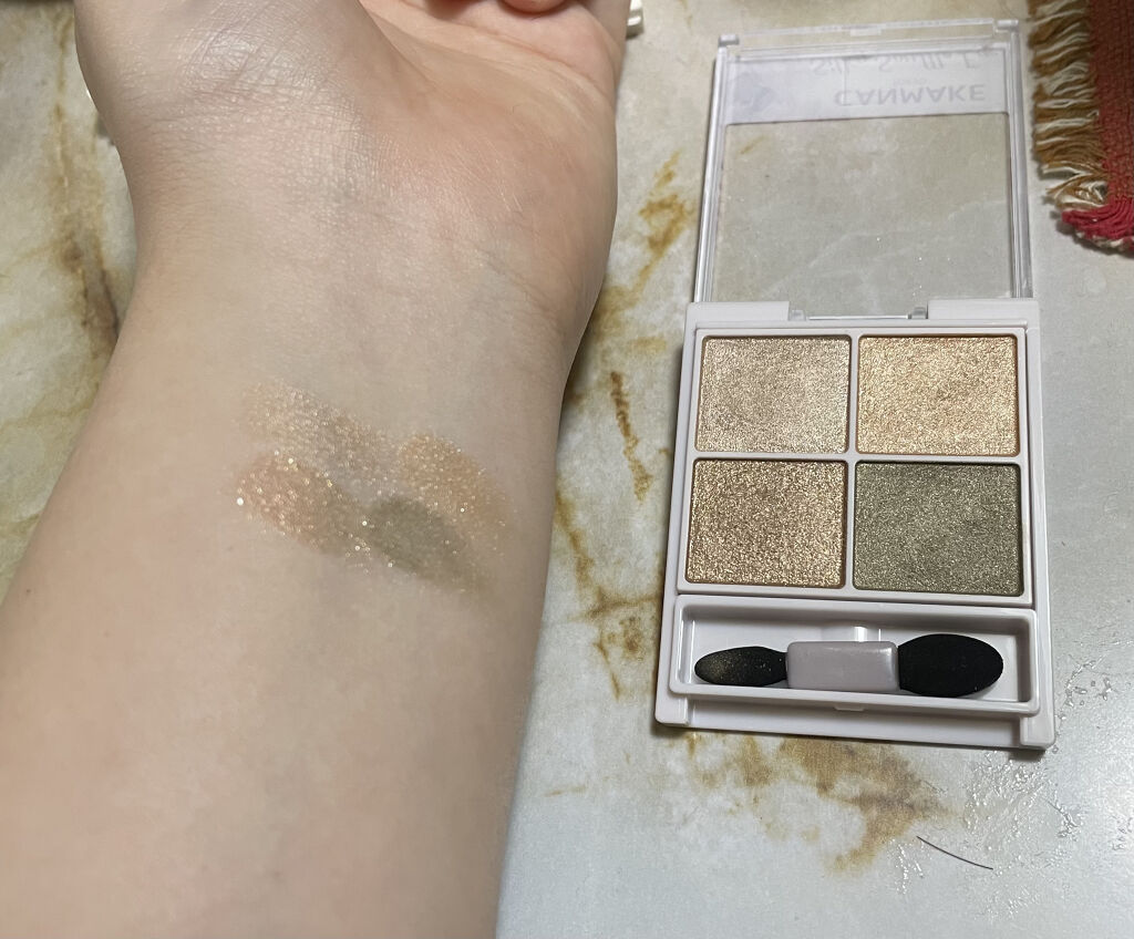 シルキースフレアイズ/キャンメイク/アイシャドウパレットを使ったクチコミ（3枚目）
