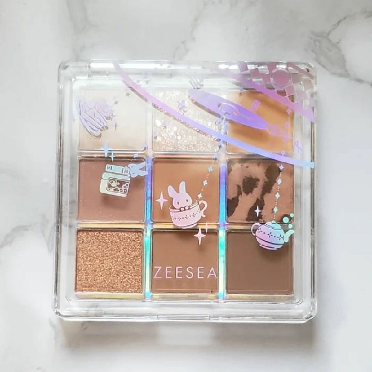 クォーツ 9色アイシャドウパレット(ドリームランドアイシャドウ)/ZEESEA/アイシャドウパレットを使ったクチコミ（2枚目）