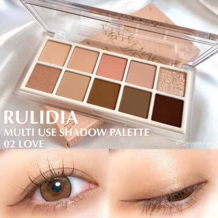 マルチユースシャドウパレット/RULIDIA/アイシャドウパレットを使ったクチコミ(1枚目)