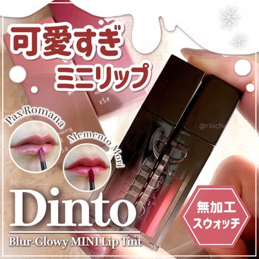 ブラーグロイリップティント/Dinto/口紅を使ったクチコミ（1枚目）