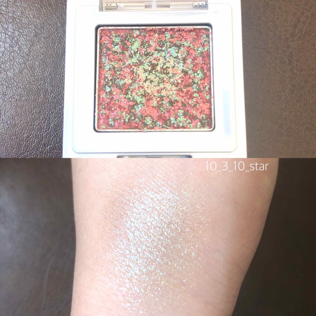 グリッタープリズム シャドウ/MISSHA/グリッターを使ったクチコミ（3枚目）