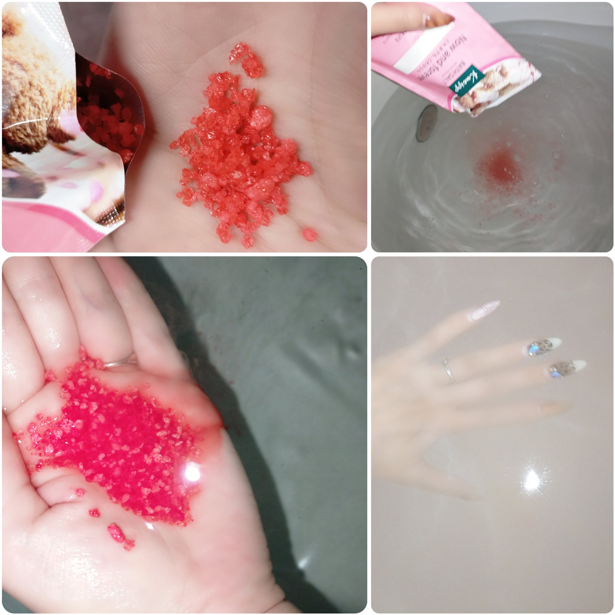 クナイプ バスソルト サクラの香り 50g【旧】/クナイプ/無機塩系入浴剤を使ったクチコミ（3枚目）