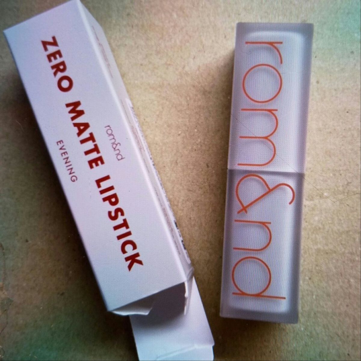 ゼロマットリップスティック/rom&nd/口紅を使ったクチコミ（1枚目）