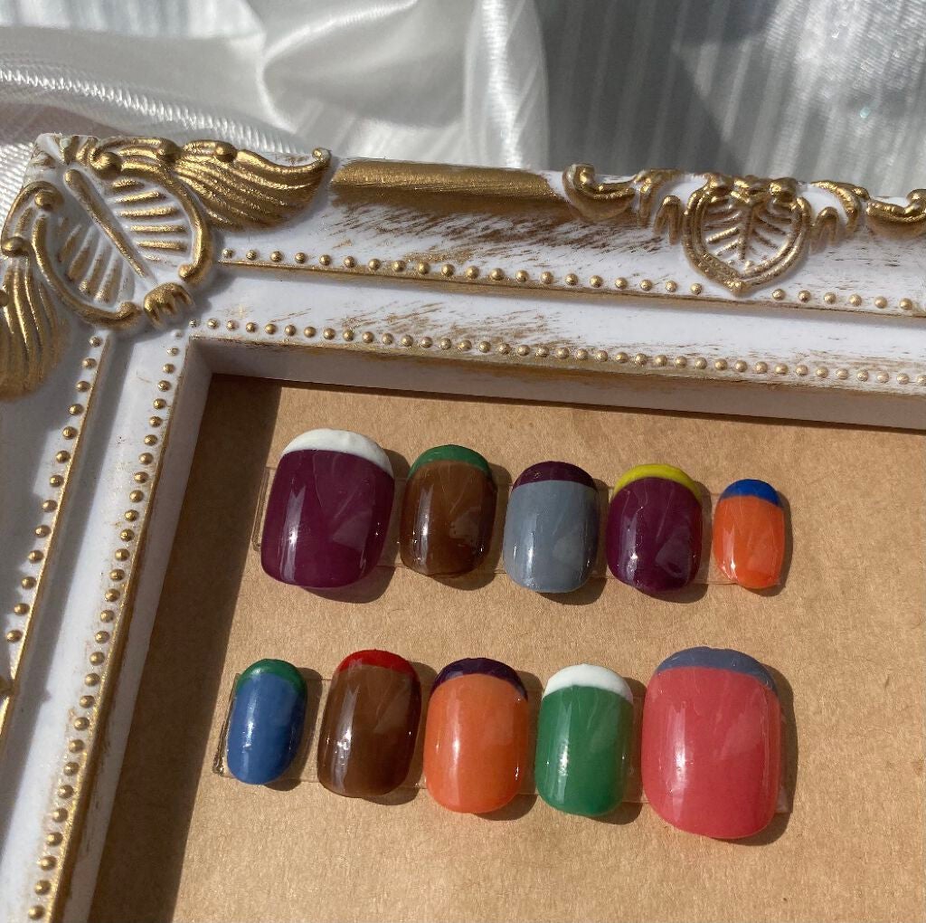 ジェルネイル(ライト対応)/セリア/ジェルネイルを使ったクチコミ(2枚目)