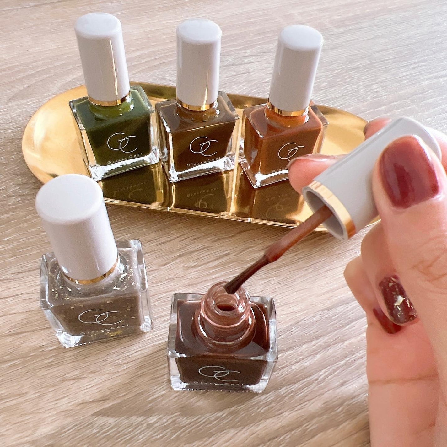 グロッシーコート/スキューズミー/オールインワンネイルを使ったクチコミ(1枚目)