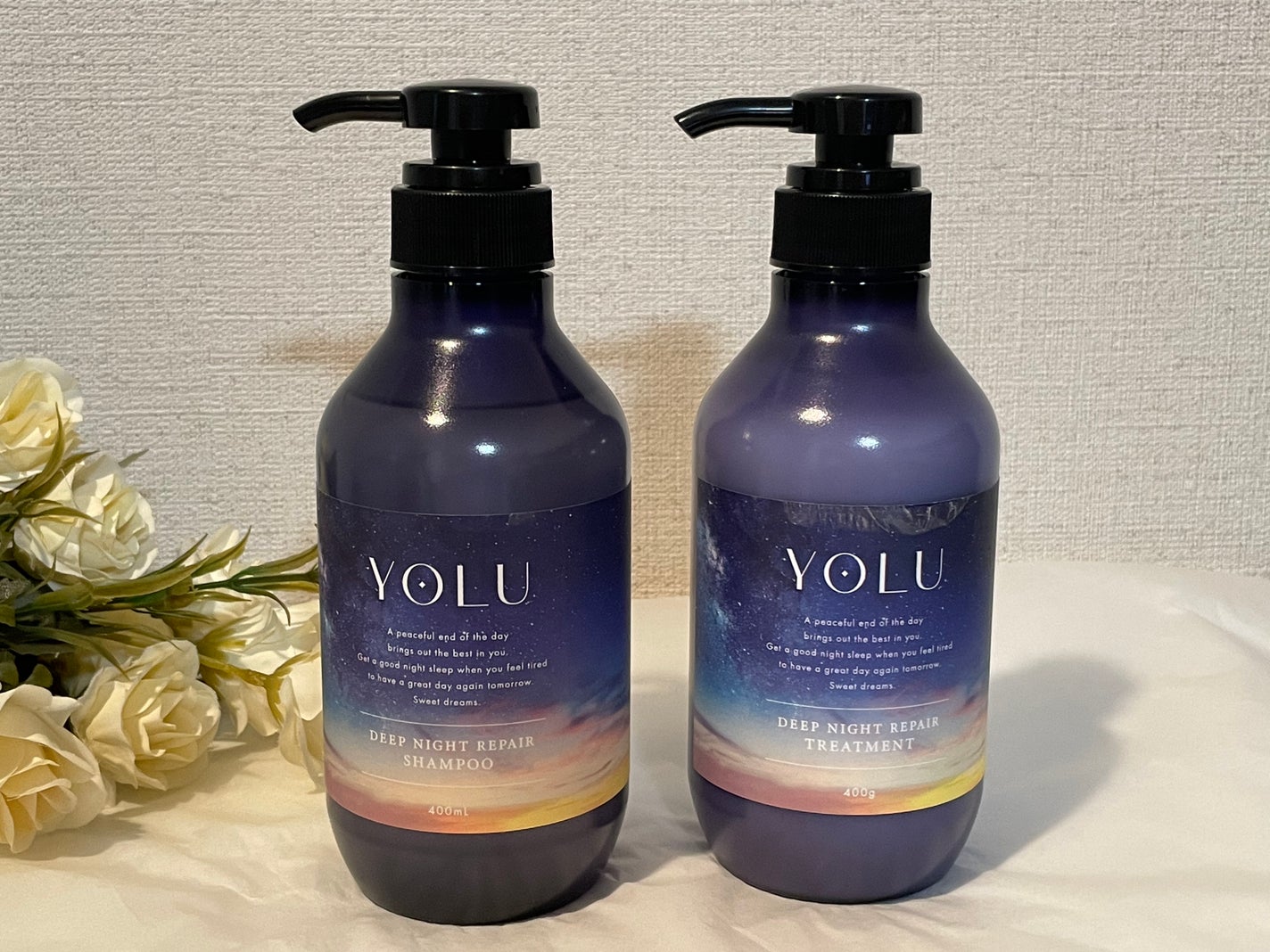 ディープナイトリペアシャンプー/トリートメント/YOLU/市販シャンプーを使ったクチコミ(1枚目)
