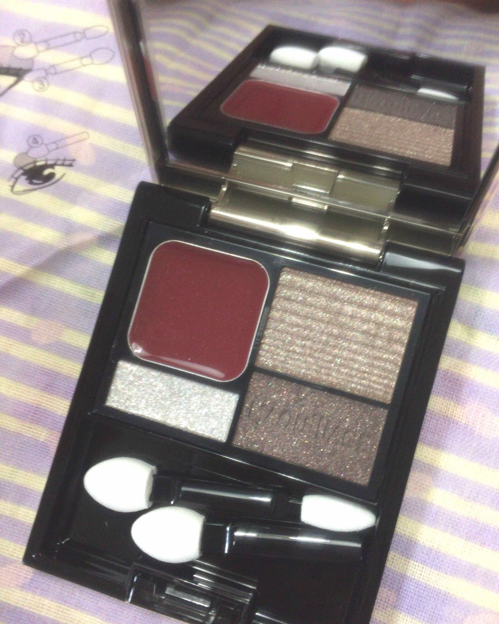 ドラマティックスタイリングアイズD/マキアージュ/アイシャドウパレットを使ったクチコミ(1枚目)