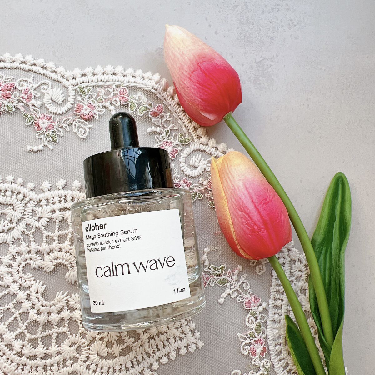 カームウェーブ - Mega Soothing Serum/elloher/美容液を使ったクチコミ（2枚目）