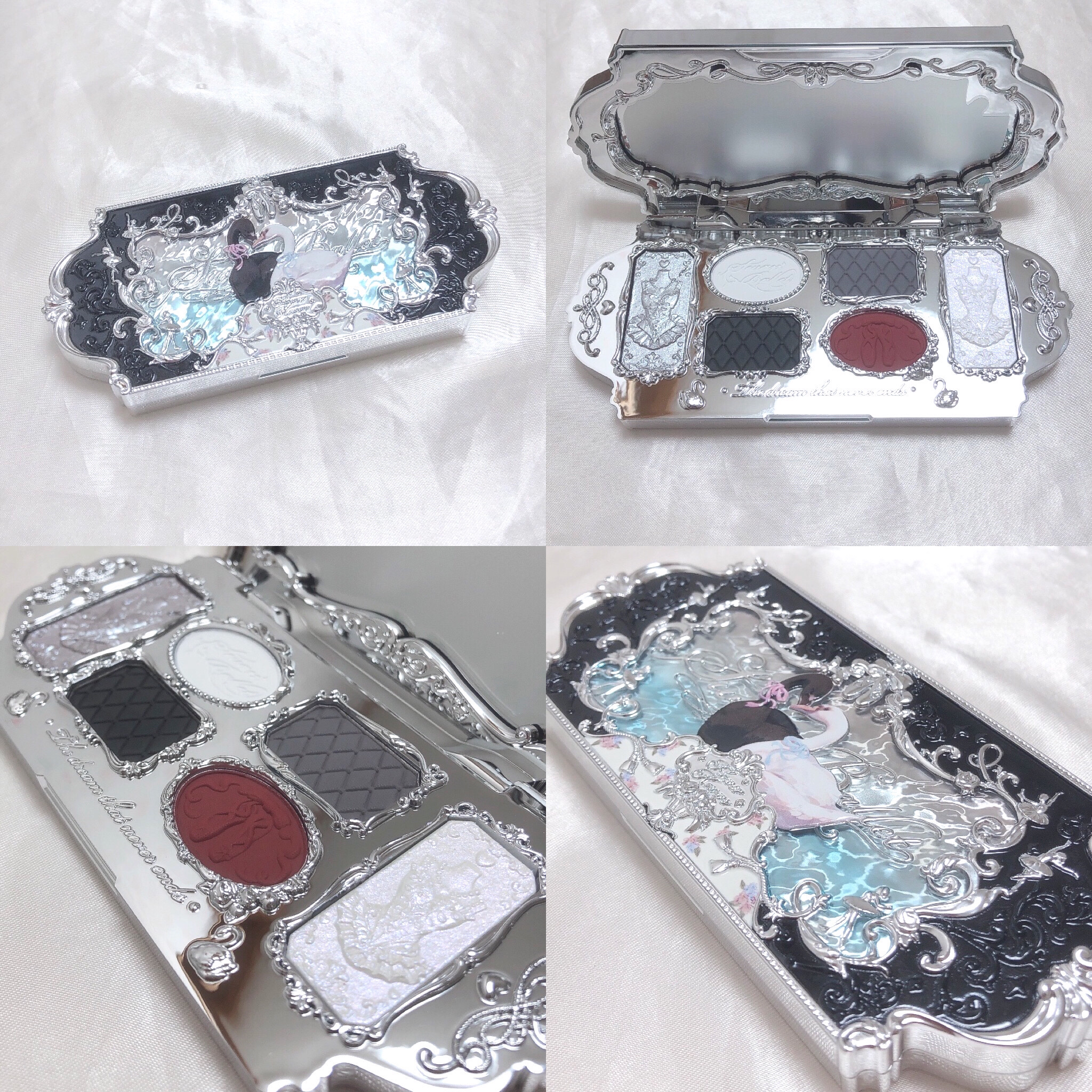 フラワーノーズスワンバレエシリーズ アイシャドウパレット/FlowerKnows/アイシャドウパレットを使ったクチコミ（3枚目）