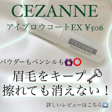 アイブロウコートEX/CEZANNE/アイブロウコートを使ったクチコミ（1枚目）