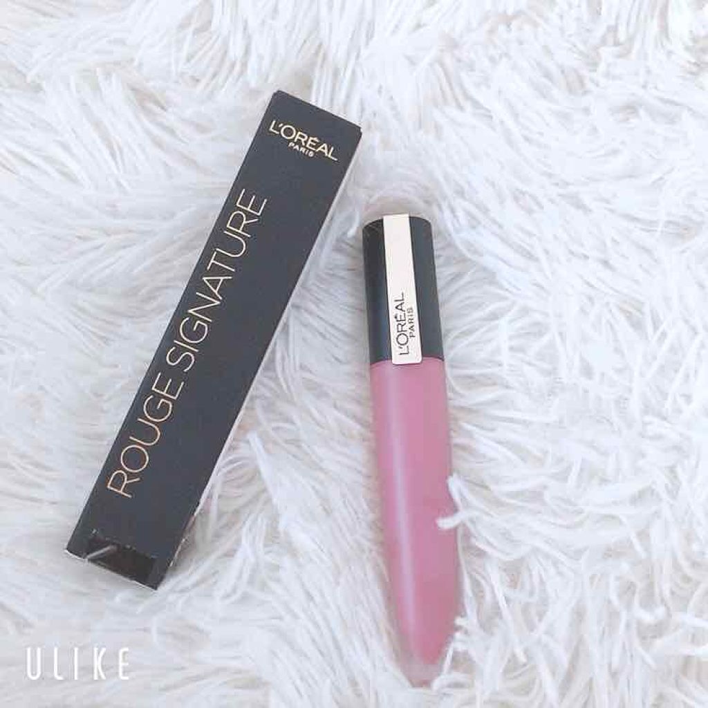 ルージュシグネチャー /ロレアル パリ/リップグロスを使ったクチコミ(1枚目)