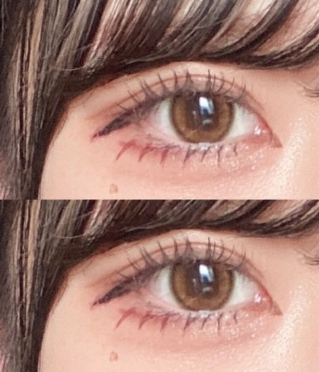 COLORKEY トラ十色アイシャドウパレットのクチコミ「＼にくきゅうアイシャドウ🐾／
《くすみピンク系地雷メイク🐈‍⬛🎀》

トラ十色パレットを使って.....」（2枚目）