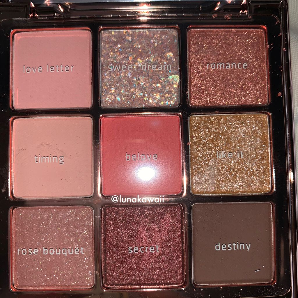 Avove Eyes Shadow palette/Aperire/アイシャドウパレットを使ったクチコミ(3枚目)