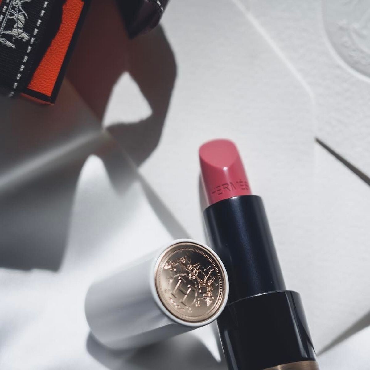 〈ルージュ・エルメス〉 ルージュ ア レーヴル サティネ/エルメス/口紅を使ったクチコミ(2枚目)