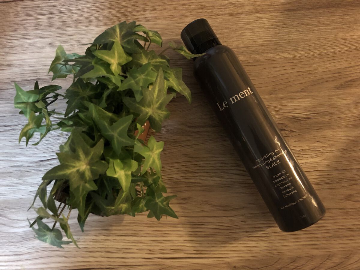 スパークリングオイル クレンジング＆シャンプー ブラック /Le ment/市販シャンプーを使ったクチコミ（1枚目）