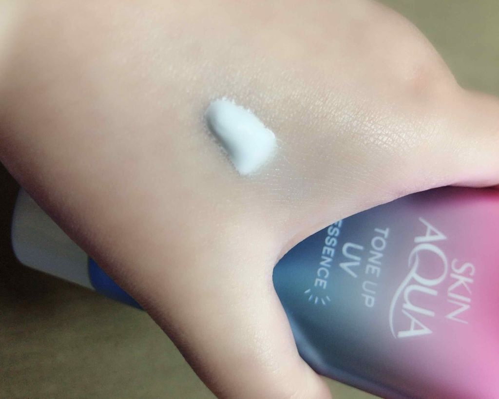 スキンアクア トーンアップUVエッセンス/スキンアクア/日焼け止めクリームを使ったクチコミ（2枚目）