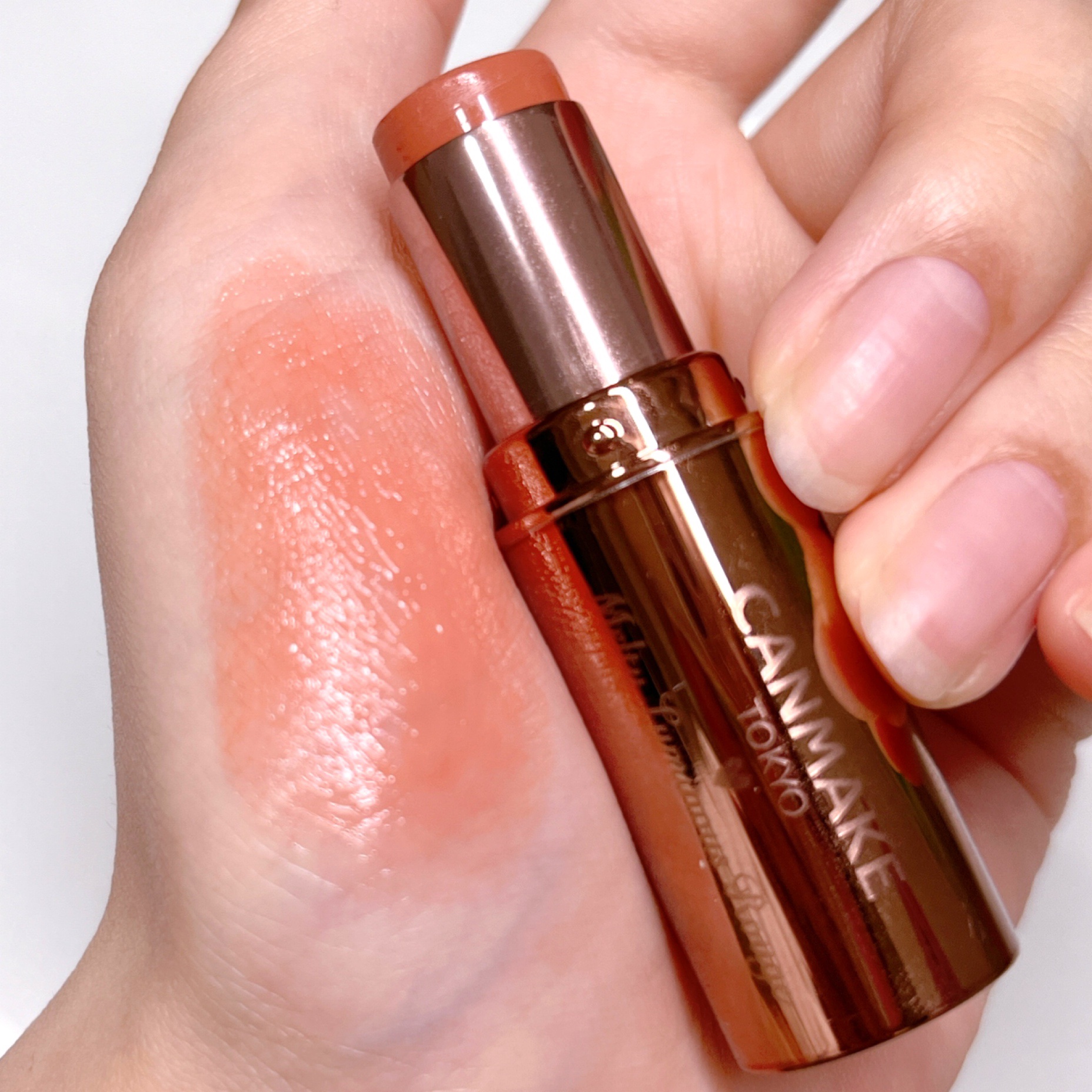 メルティールミナスルージュ（ティントタイプ）/キャンメイク/リップティントを使ったクチコミ（2枚目）